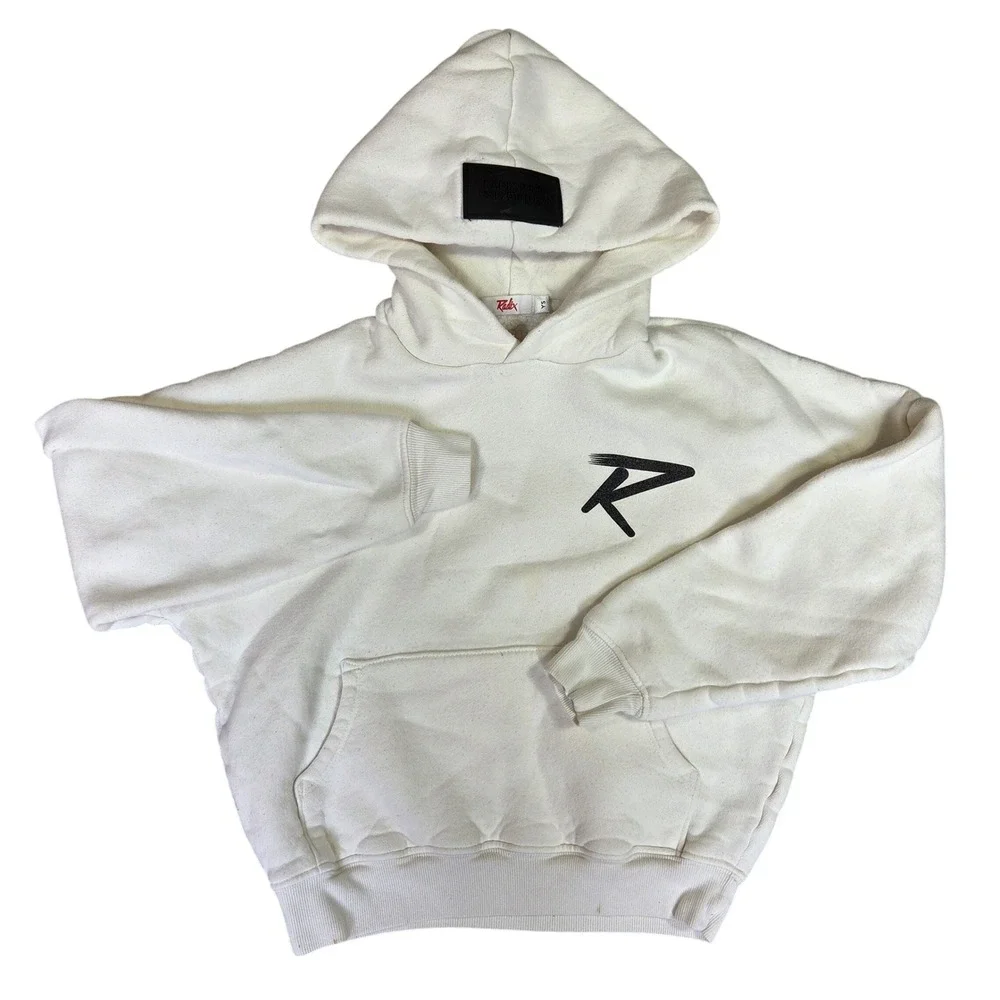 Radix Dance Tour 23-24 Hoodie Kids XS Off-White Cotton Pullover Sweatshirt USA